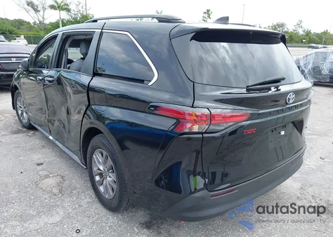 2021 Toyota Sienna Xle из США, поврежденный, VIN 5TDYRKEC3MS058534